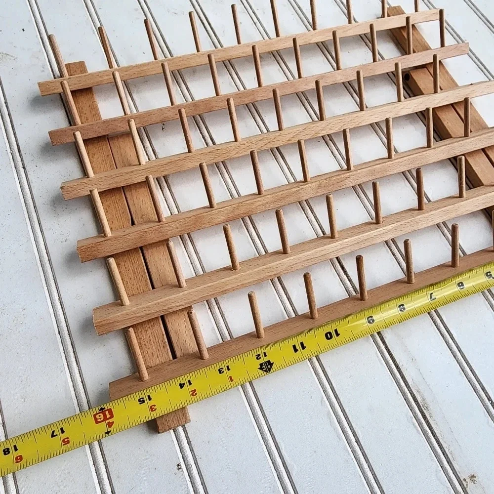 Dritz wooden 60 Spool Holder organizer